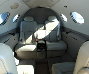 The Cessna Citation Mustang is all about comfort with room for up to five passengers.